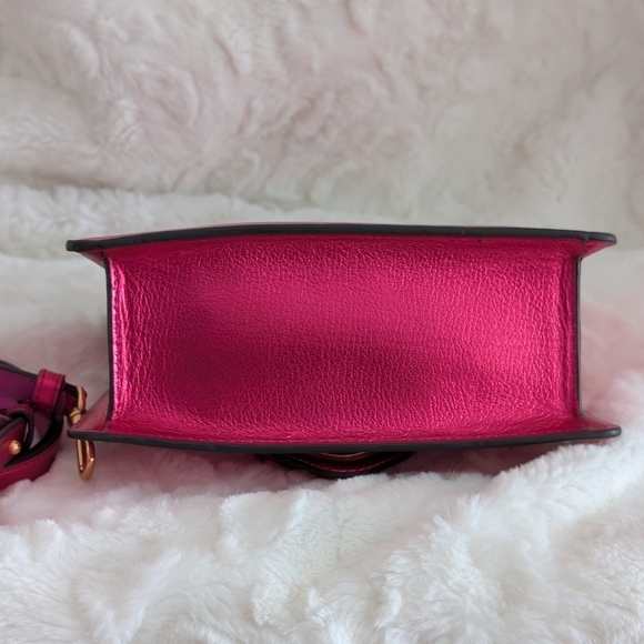 Kate Spade RARE Bijou Bag Pink & Orange Crossbody Top Handle Bag EUC - Picture 10 of 13